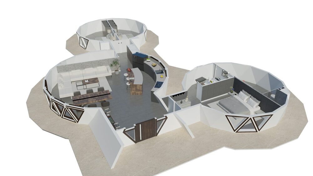 diseño interior cúpula 