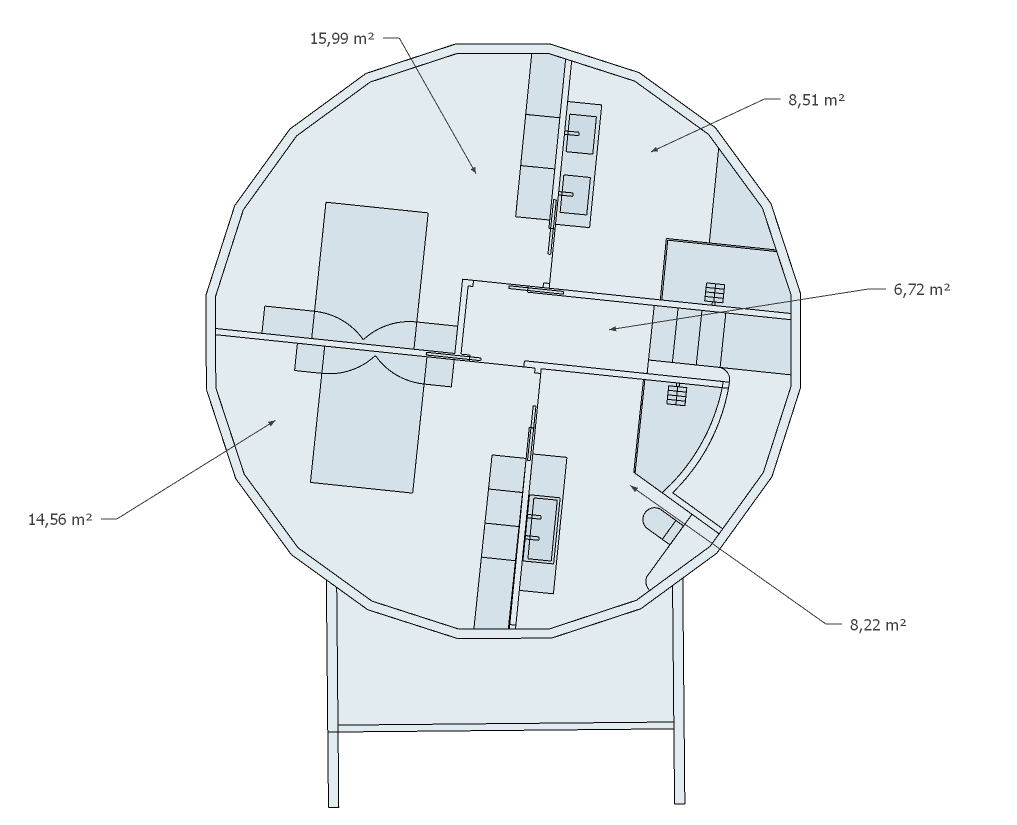 diseño interior cúpula 